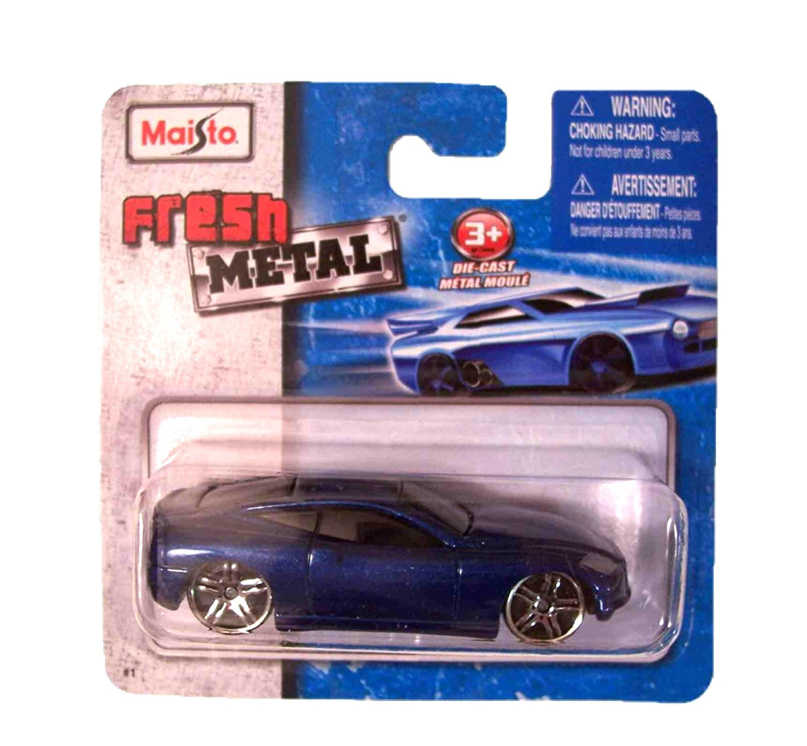 Maisto Fresh Metal Die-Cast Vehicles ~ V7 (Metallic Blue)