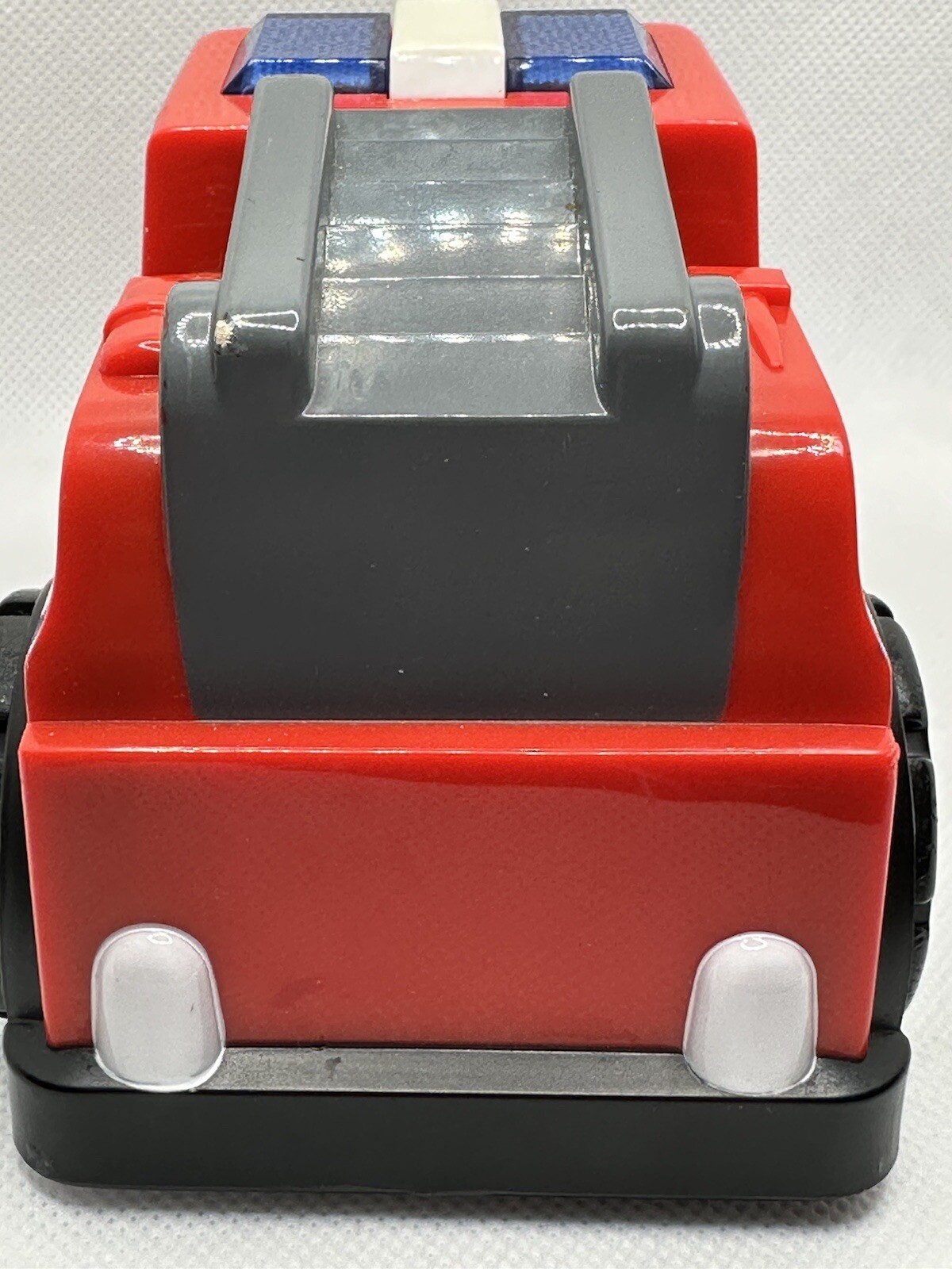 Manley Red Plastic Fire Dept Fire Truck 2009 Lights And Sound Works