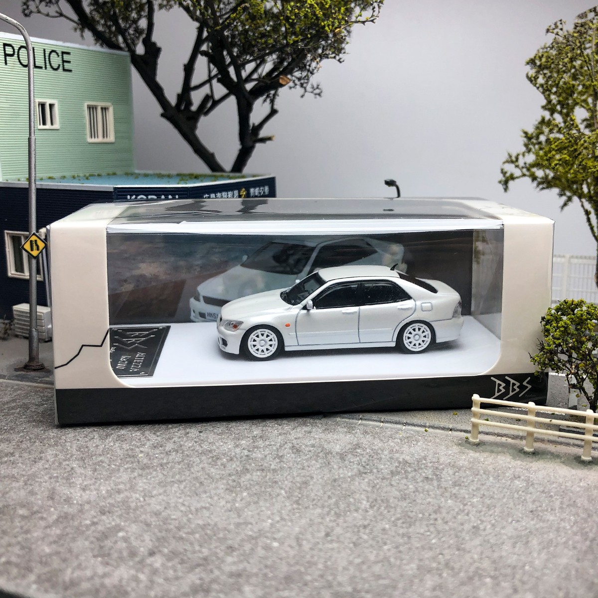 Mini Altezza RS200 White 1:64 Scale Diecast Model – Rare Collectible