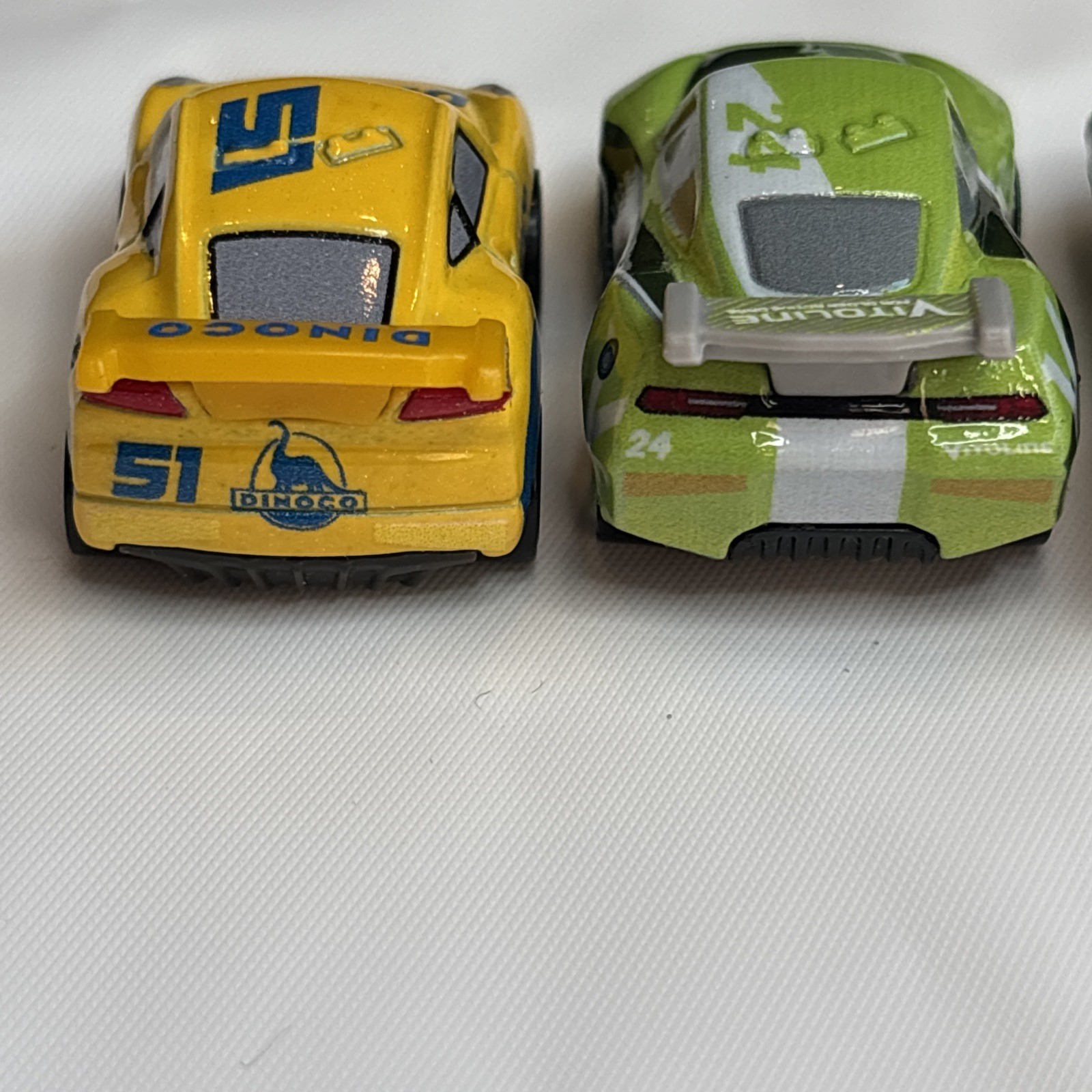Disney Pixar Cars Mini Racers Diecast Lot 5 Cruz, Conrev, Doc, McQueen, Yardly