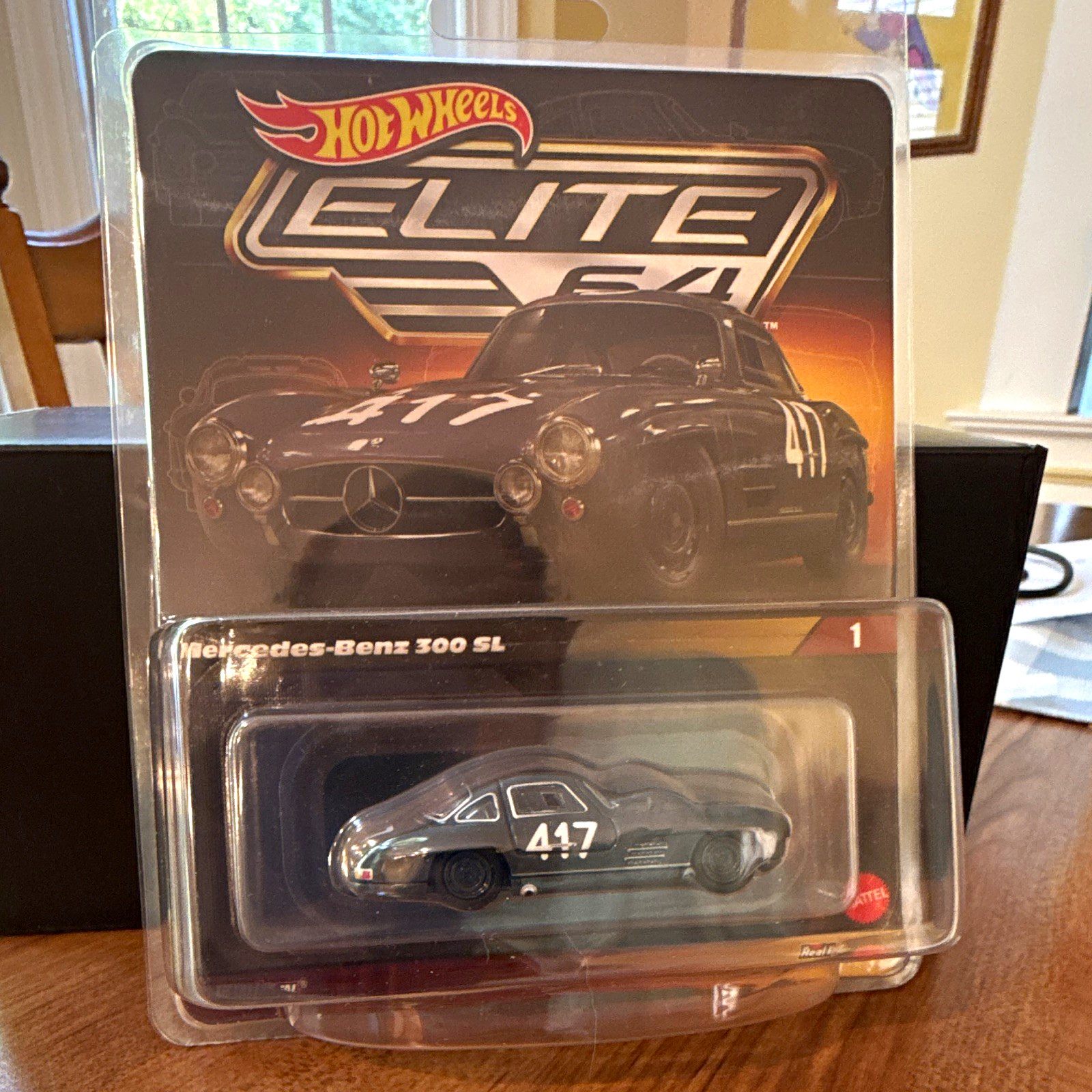 Hot Wheels Elite 64 Mercedes-Benz 300 SL 1:64 Gray Diecast Unopened