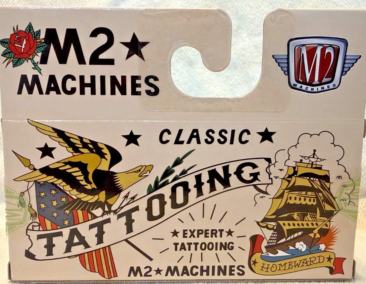 M2 MACHINES – FLASH & DIECAST – 1956 CHEVROLET BEL AIR – CLASSIC TATTOOING – NEW