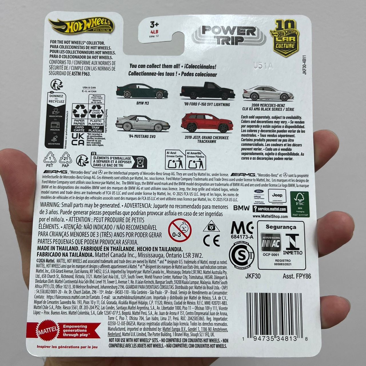 Hot Wheels Premium Power Trip 1/5 BMW M3 2026 JKF30 Car Culture FPY86-961R