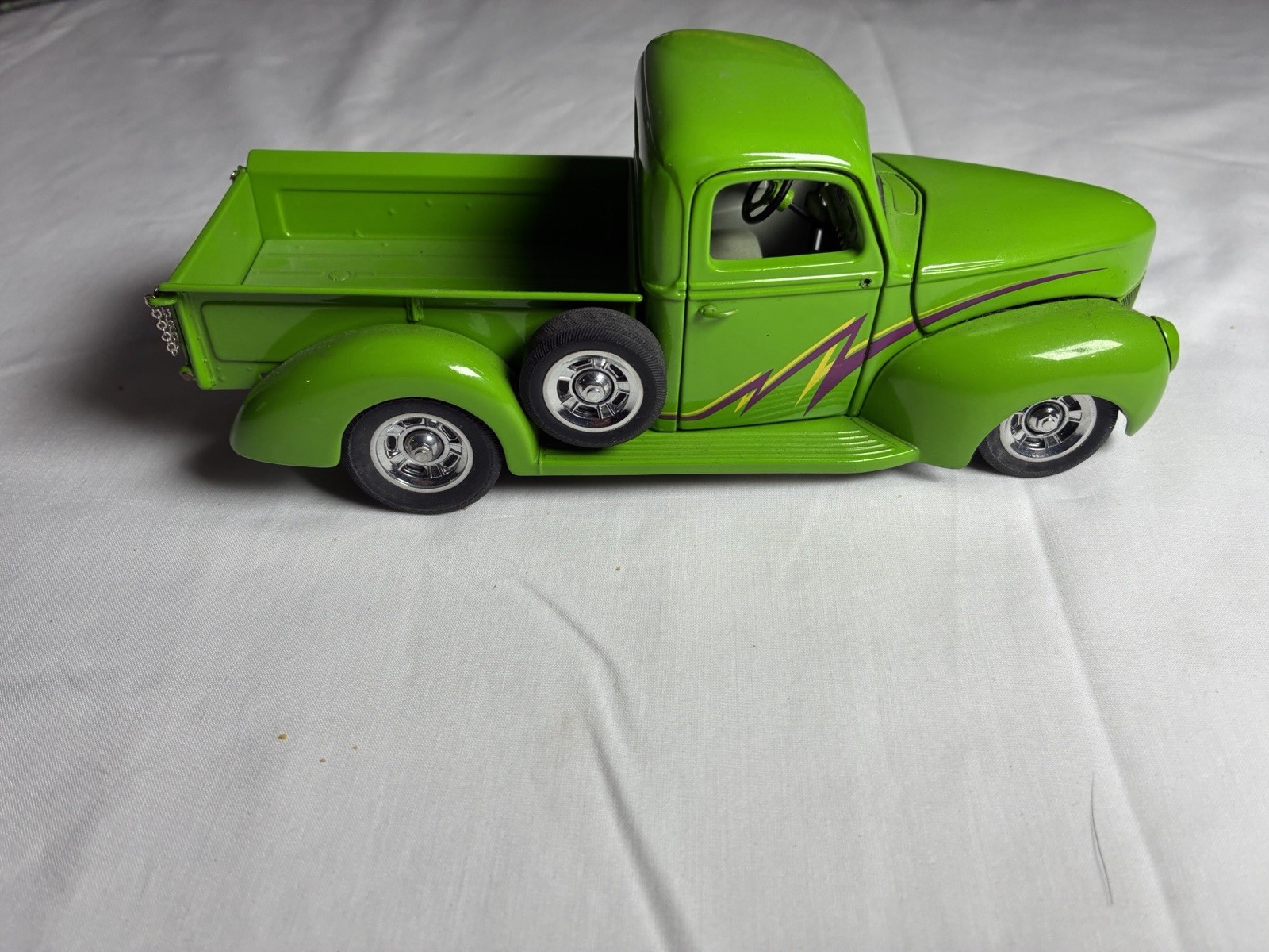 FRANKLIN MINT 1940 FORD CUSTOM PICKUP TRUCK GREEN THUNDER 1/24 DIECAST DC