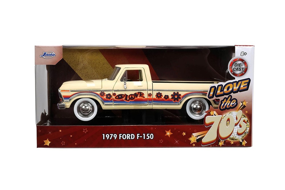 Ford F-150 Pickup Truck Jada, Diecast Car I Love The 70’s 1979