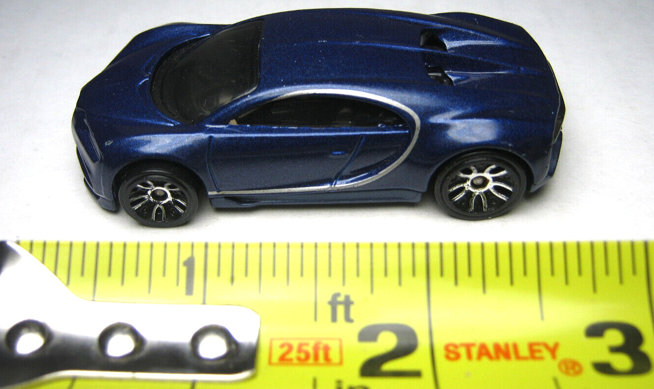 2018 HOT WHEELS 2016 BUGATTI CHIRON BLUE 1:64 DIECAST 2 3/4″ CAR – NICE