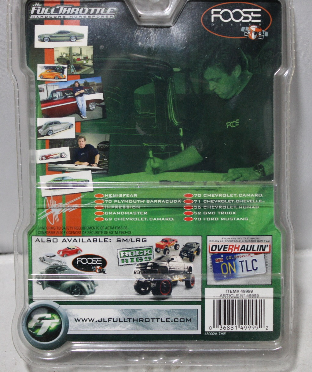 Full Throttle Hardcore Horsepower, FOOSE Design Series IMPRESSION Diecast