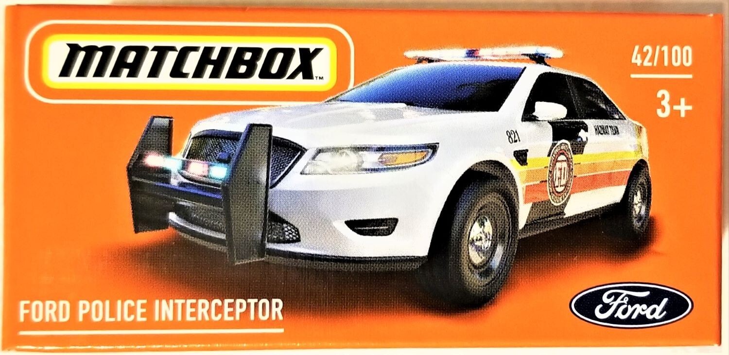 Matchbox – 2022 Power Grabs Ford Police Interceptor 42/100 (BBHFV54)