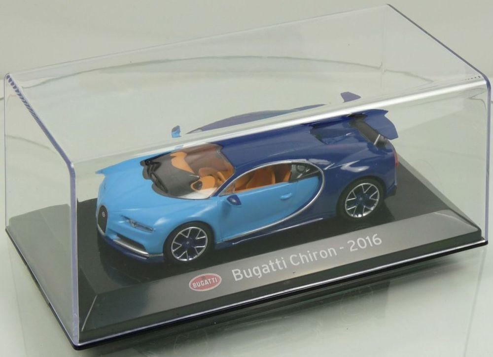 BUGATTI CHIRON BLUE DIE CAST 1:43th SCALE