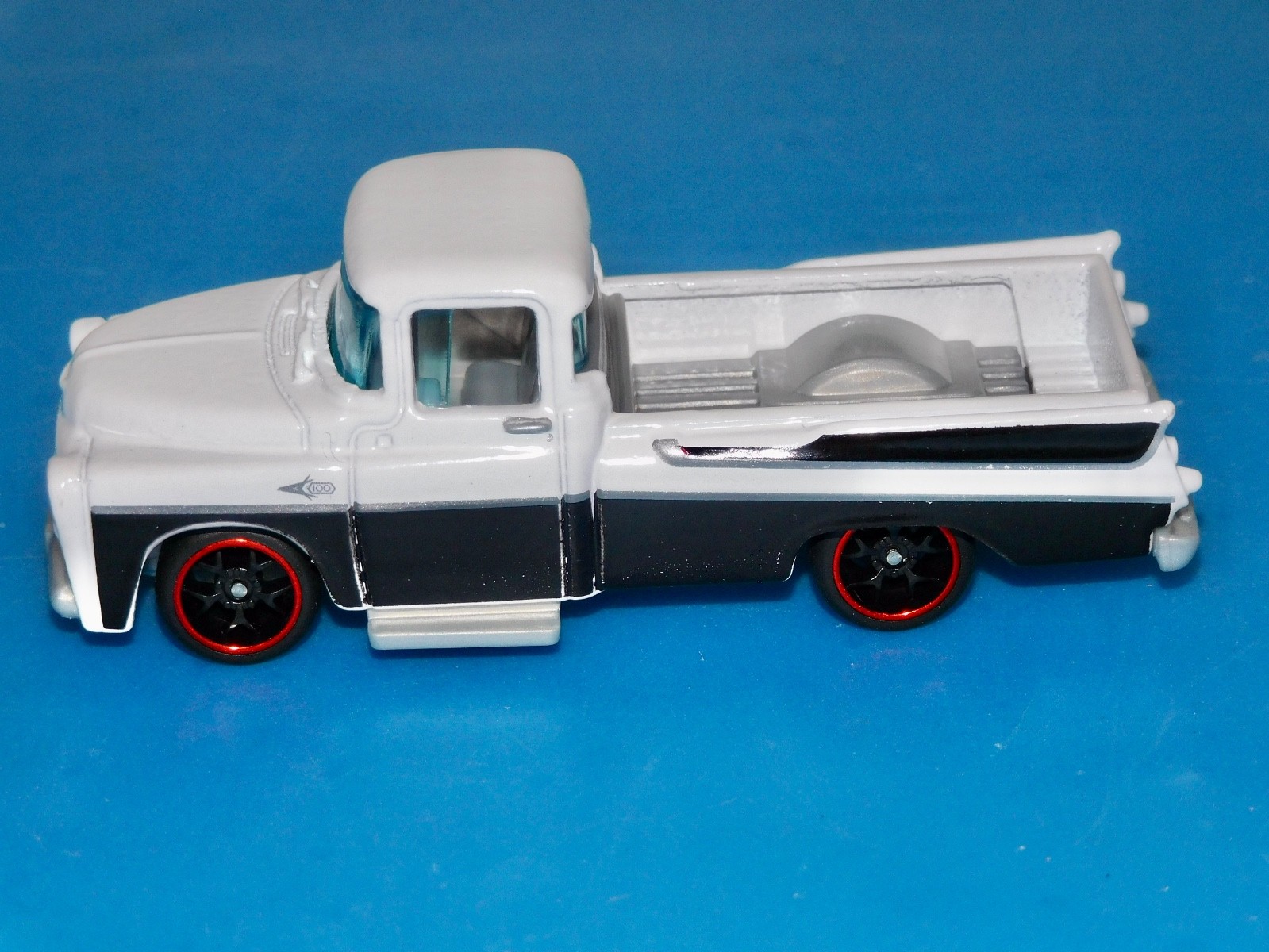 Custom Wheel Swap Hot Wheels Assorted Trucks w/Clear PVC Display Cases
