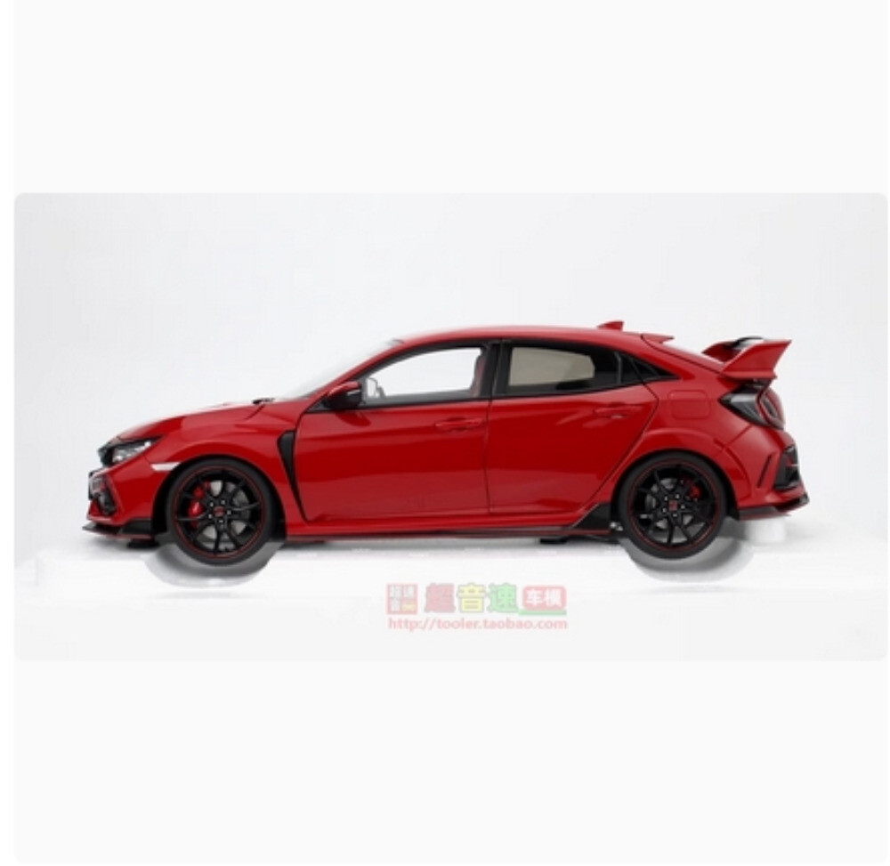 AUTOart 1/18 Honda Civic Type R FK8 2021 Diecast Model Car Gifts Display Toys