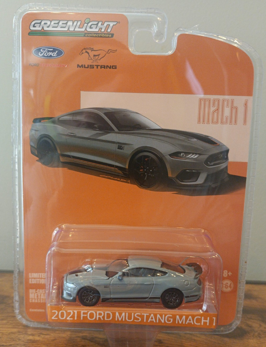 Rare 2021 Ford Mustang Mach 1 Fighter Jet Gray. New, Carded, Sealed! (12) avail.