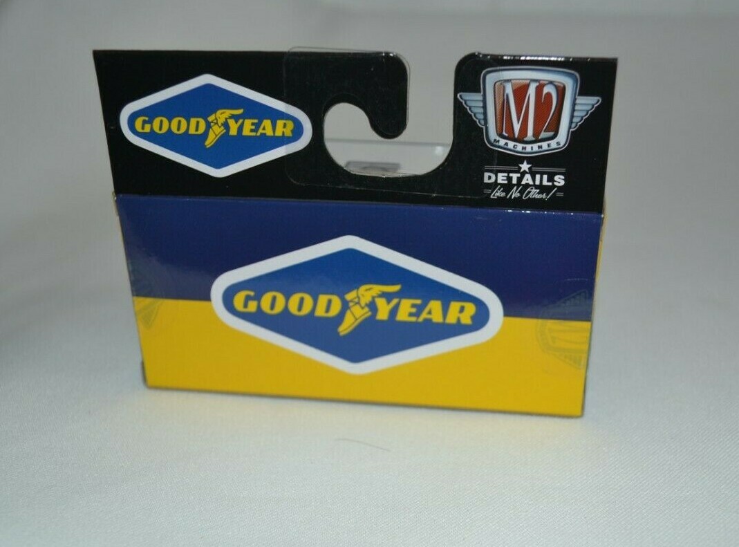 M2 MACHINES 2021 GOODYEAR – 1960 VW DELIVERY VAN BLUE AND YELLOW WMTS16