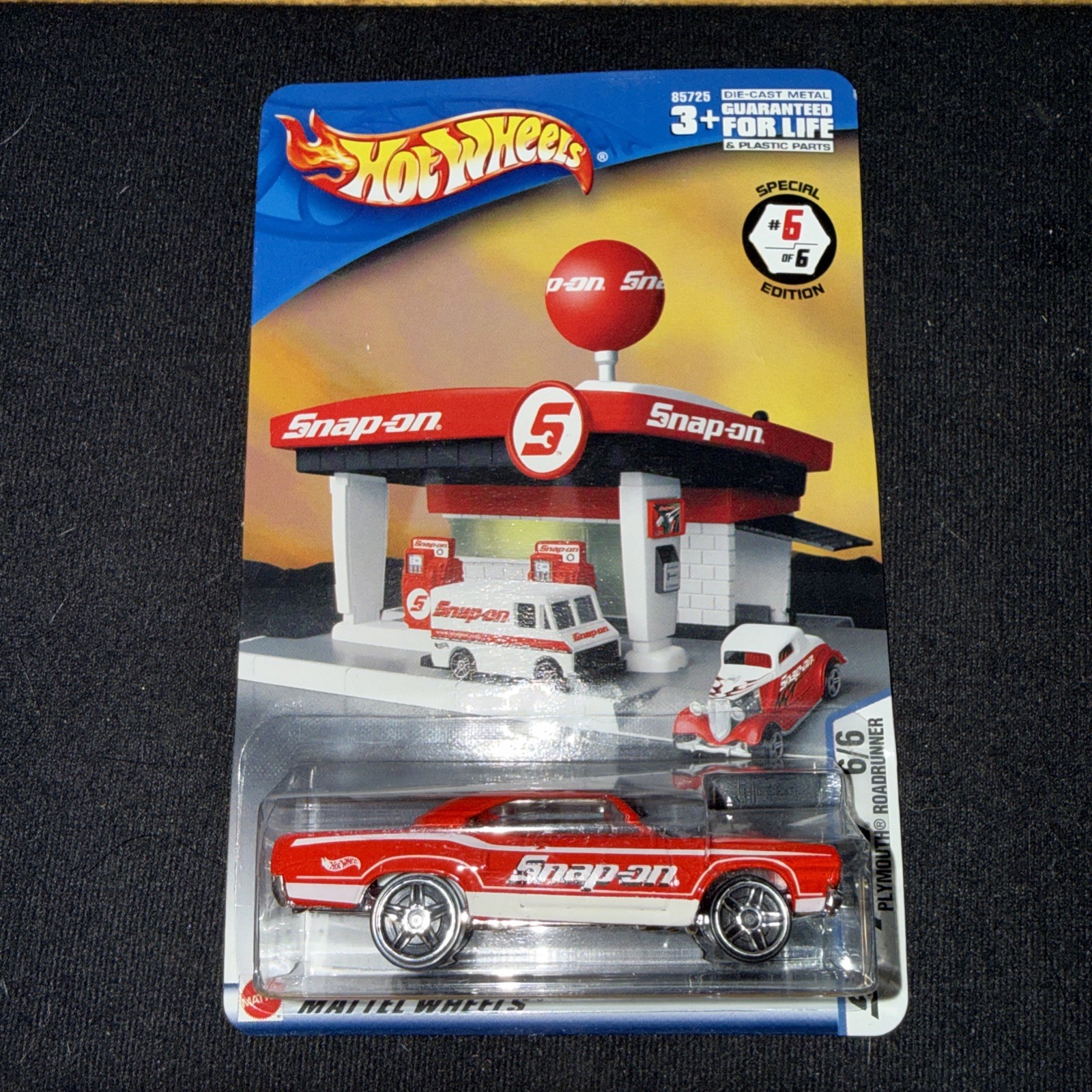 Hot Wheels SNAP-ON SERIES PLYMOUTH ROAD RUNNER 2003 #6/6 -BR2