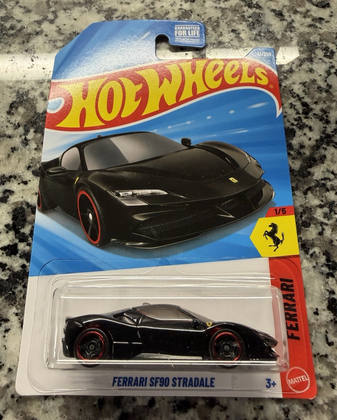 2026 Hot Wheels Ferrari SF90 Stradale Black 41/250 New!