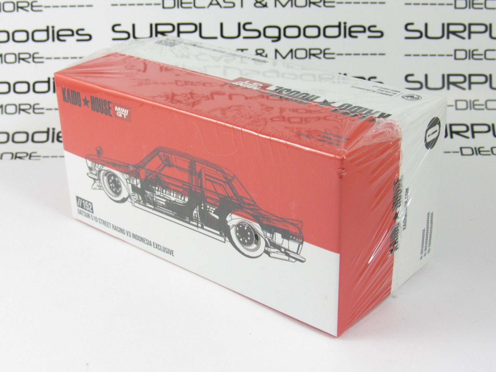 2024 Mini-GT Kaido House Indonesia Expo Exclusive: DATSUN 510 V3 SEALED #KHMG152