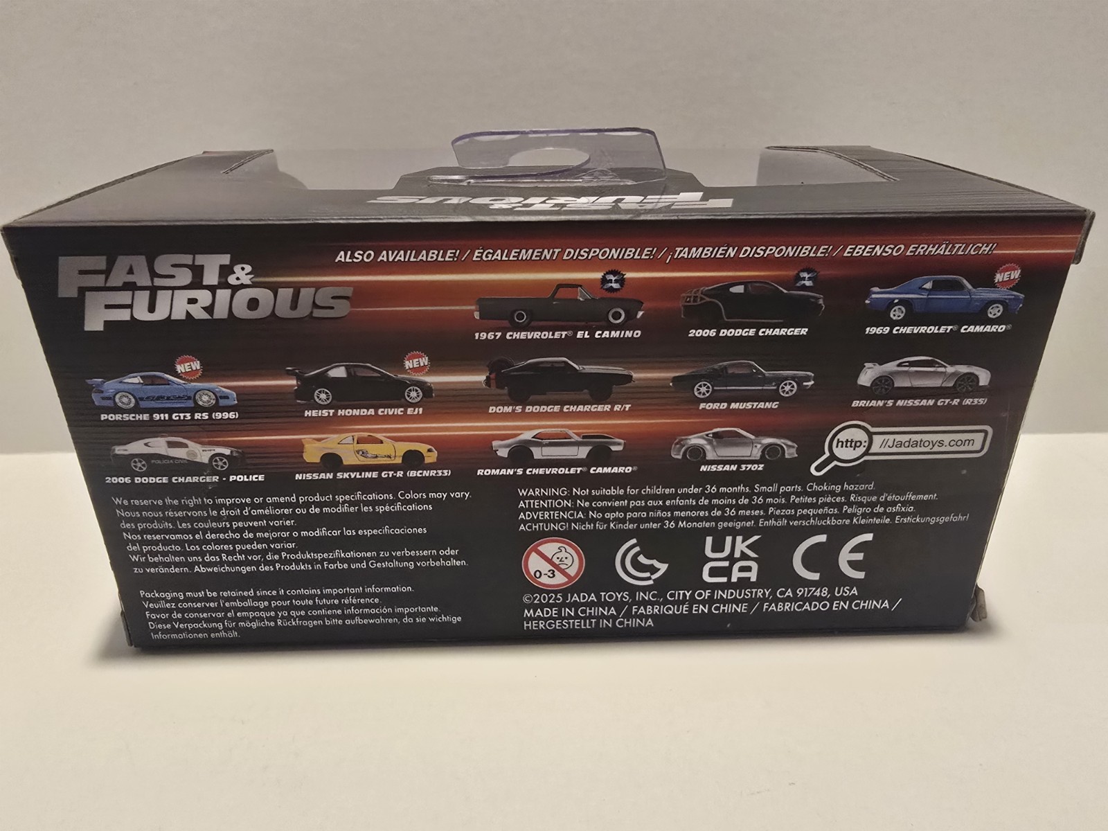 2023 Jada Fast & Furious DOM’S 1961 CHEVROLET IMPALA 1/43/Diecast