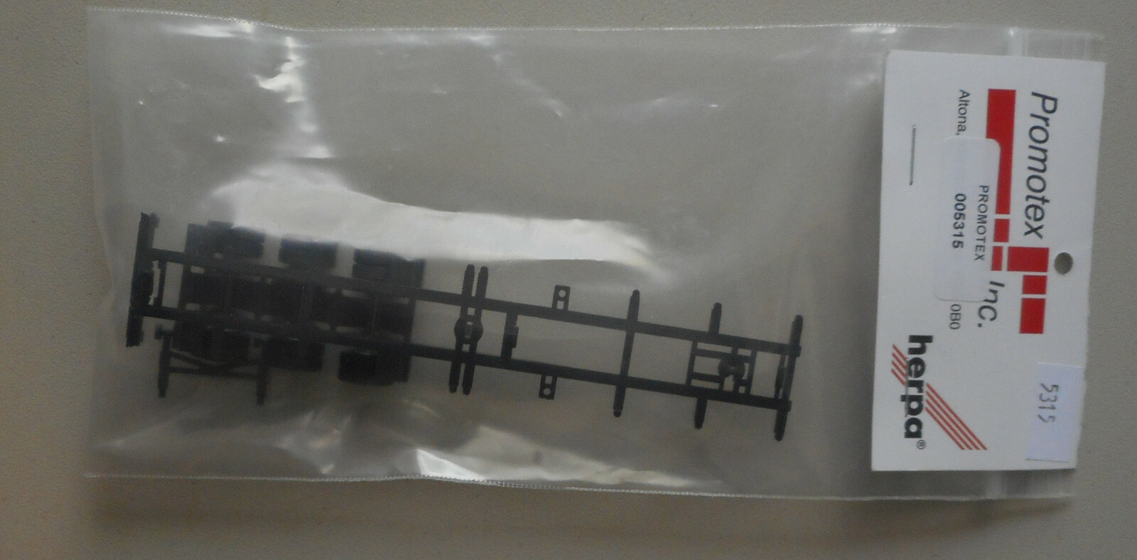 3-Axle Container Chassis 40 Ft PROMOTEX 1/87 For Truck HO Scale 5315