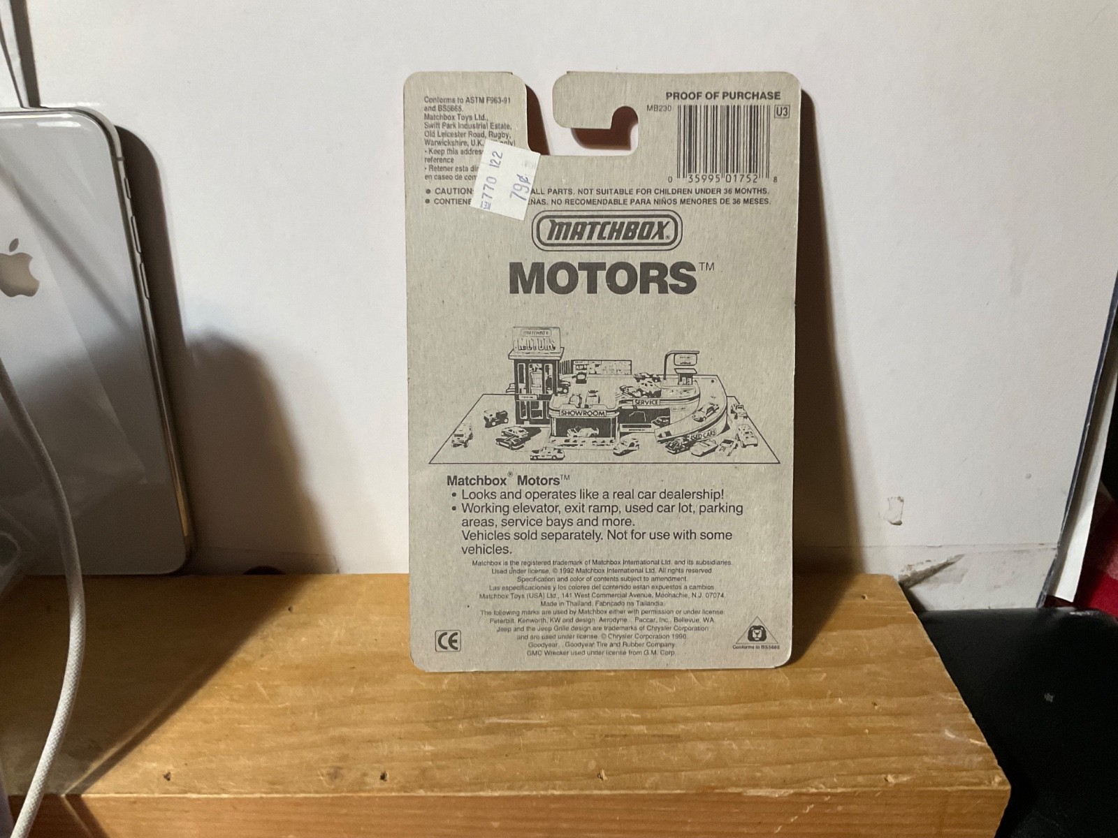 Matchbox 1992 MB 52 Isuzu Amigo new color for 1992 is red