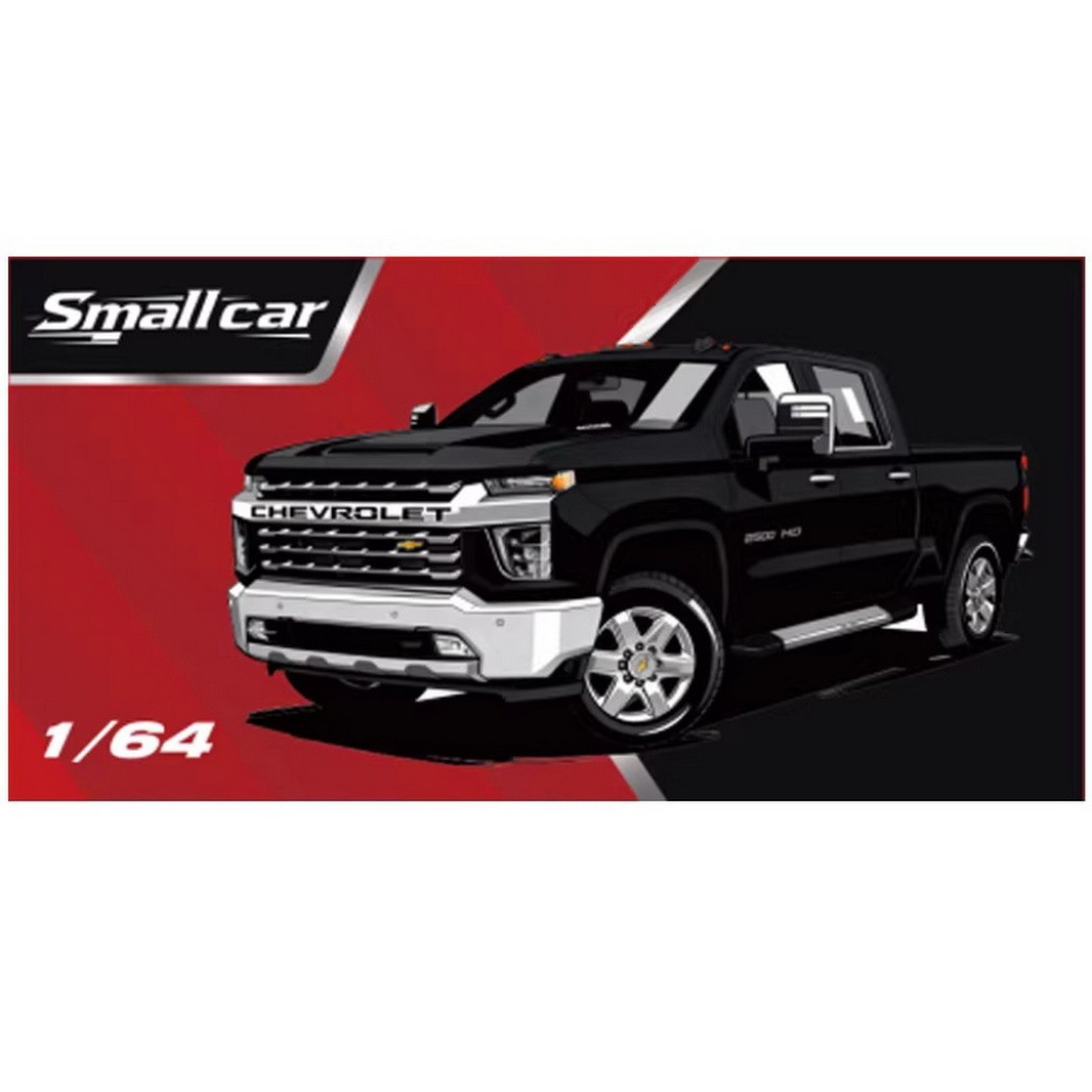 SMC 1/64 CHEVY SILVERADO PICK UP TRUCK Die Cast -SILVER-