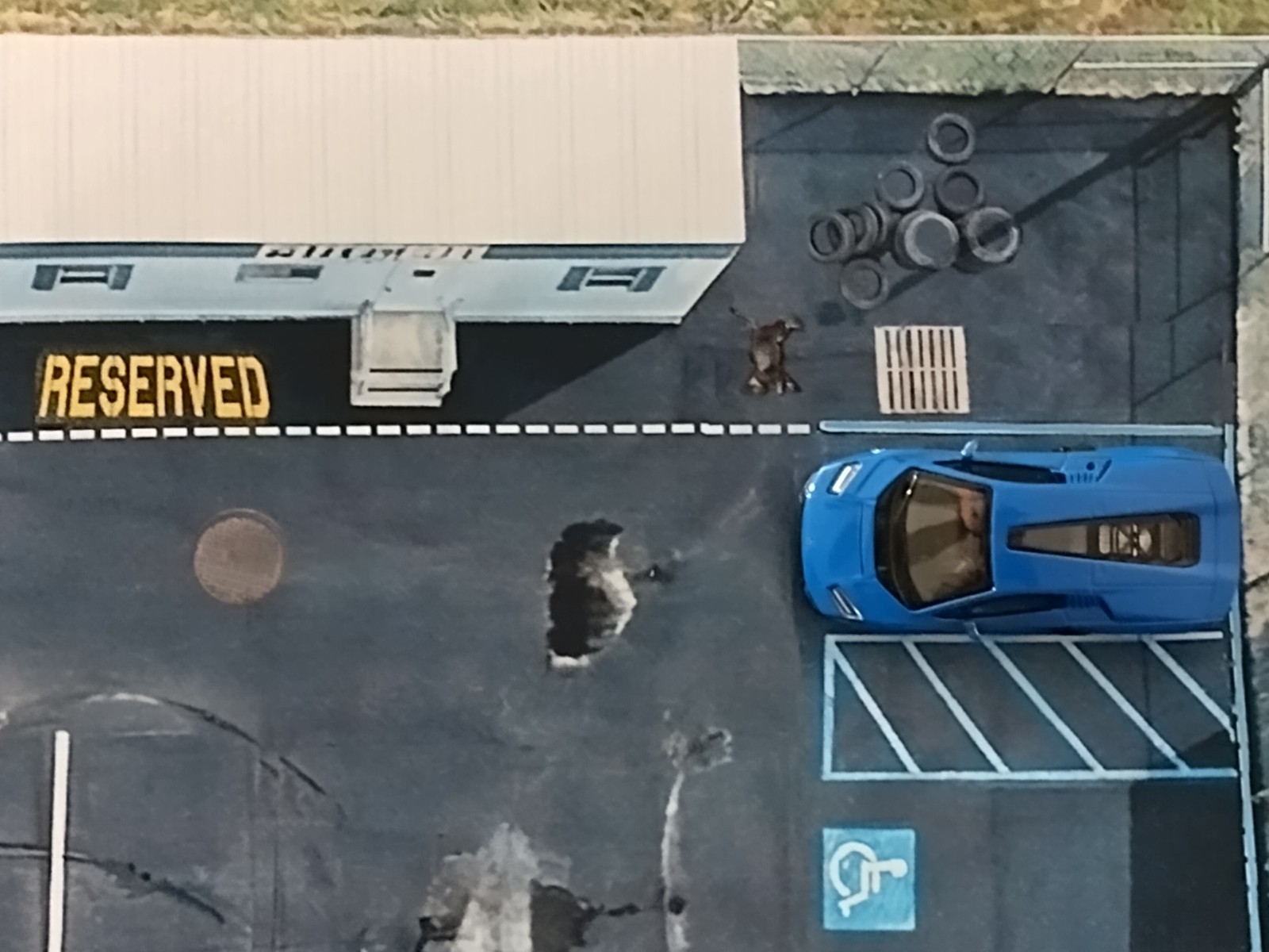 31″X 15.5″ Desk Mat Used Car Lot Dealership 1:64 scale
