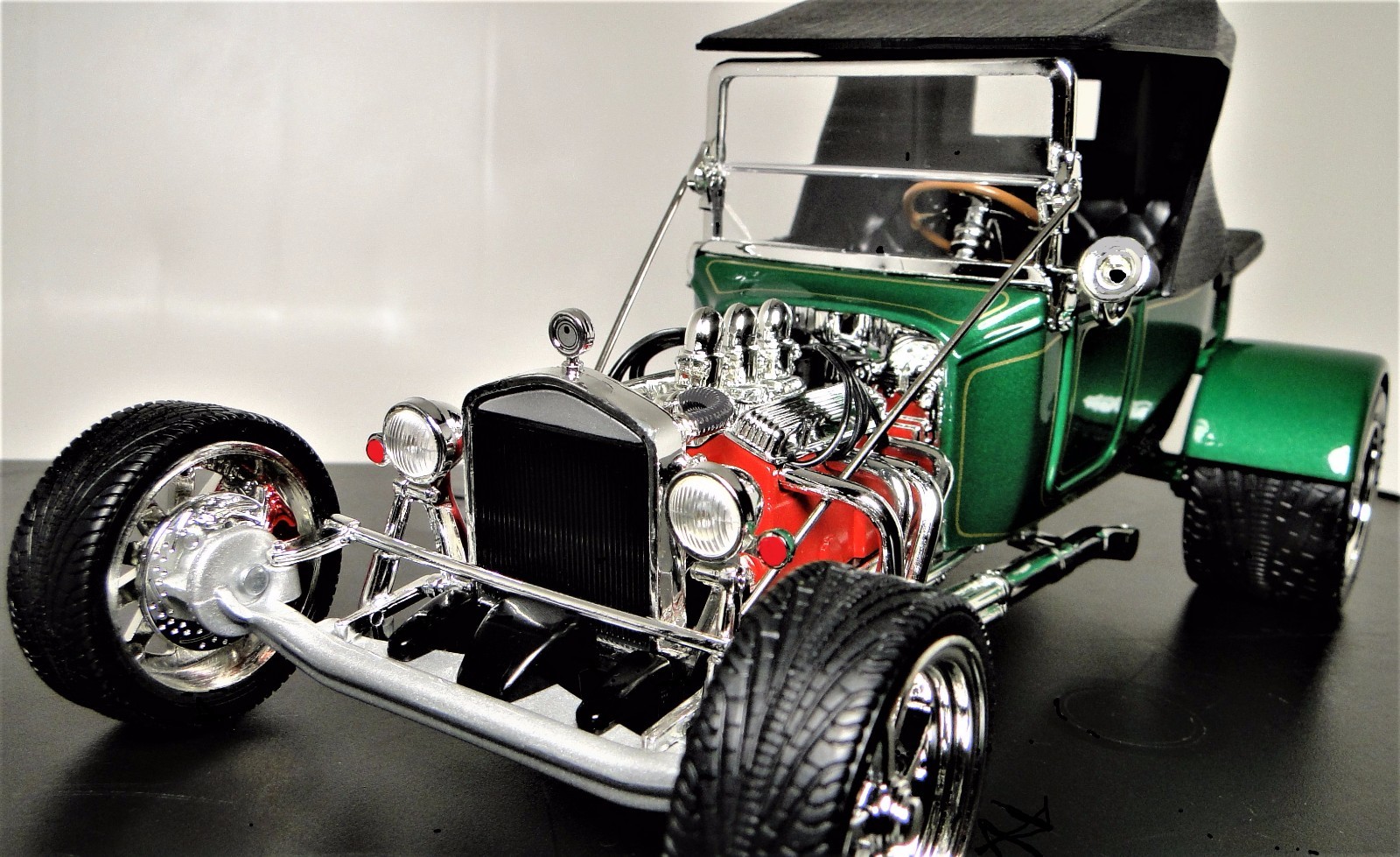 Hot Rod Dragster Racing1 18Classic Race Car12Custom Built GT Metal Body Model24
