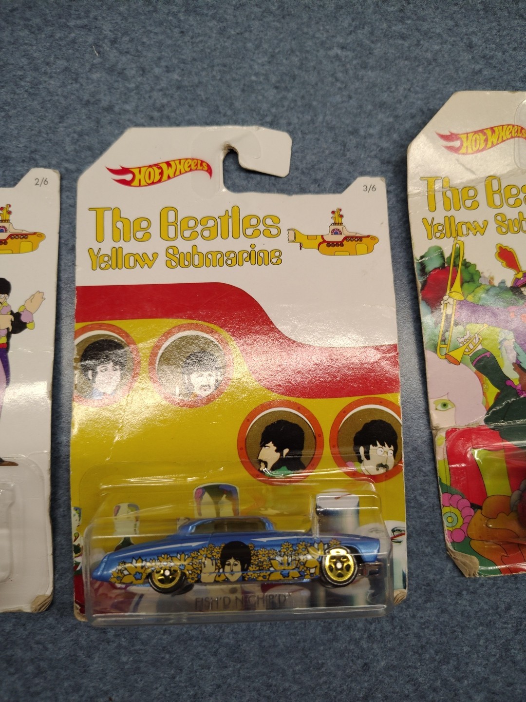 The Beatles Yellow Submarine Hot Wheels Lot