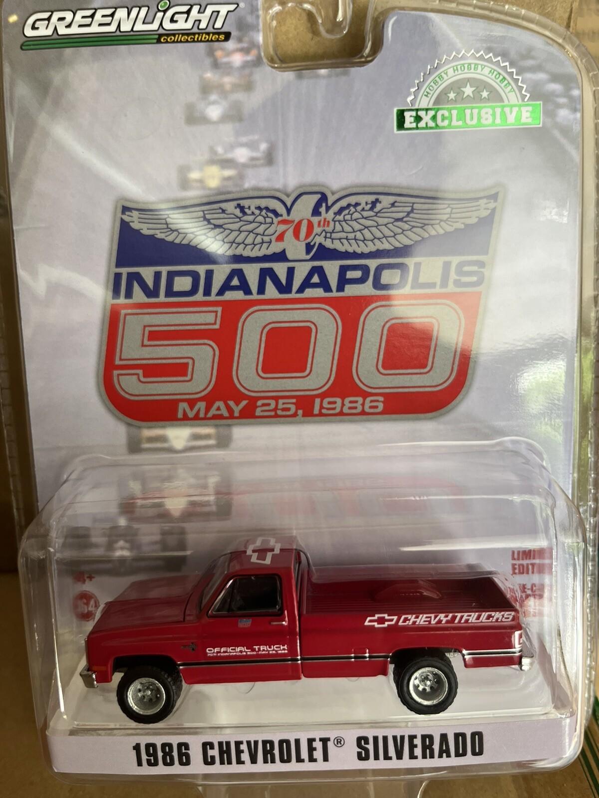 Greenlight Hobby Exclusive 1986 Chevrolet Silverado Indianapolis 500