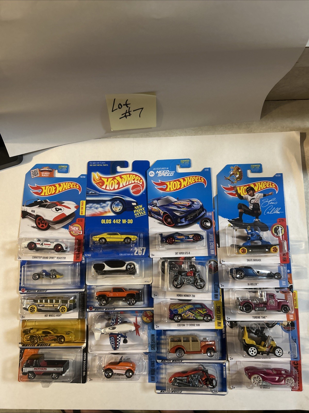 Hot Wheels Lot Of 20 Cars- Various Years, Sets, Series And Models – Unopened