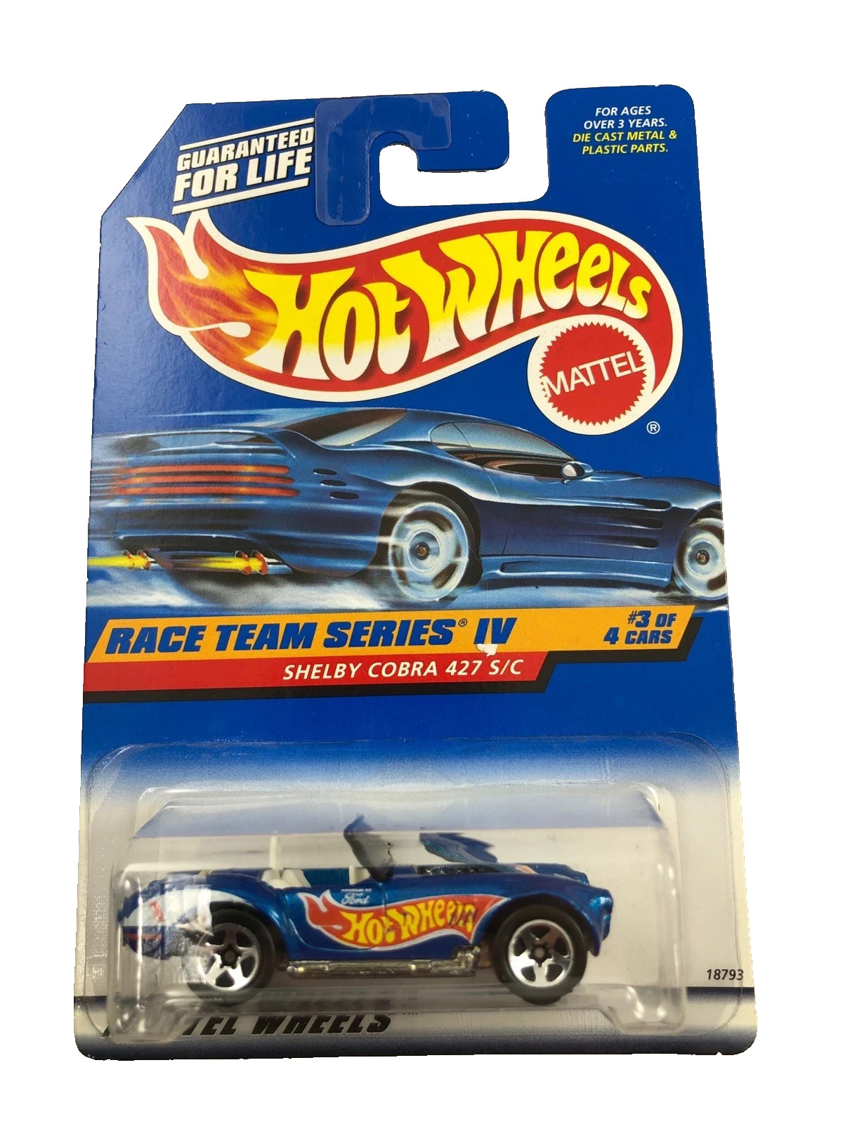 1997 Hot Wheels Race Team Series IV Complete 4 Car Set