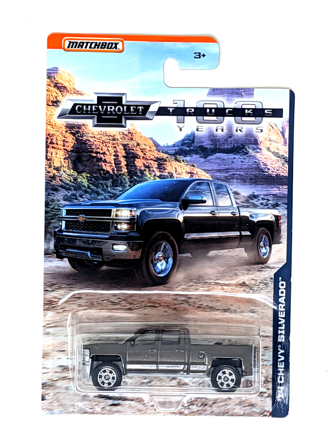 Matchbox ’14 Chevy Silverado Diecast Pickup Truck (100 Years) – NEW