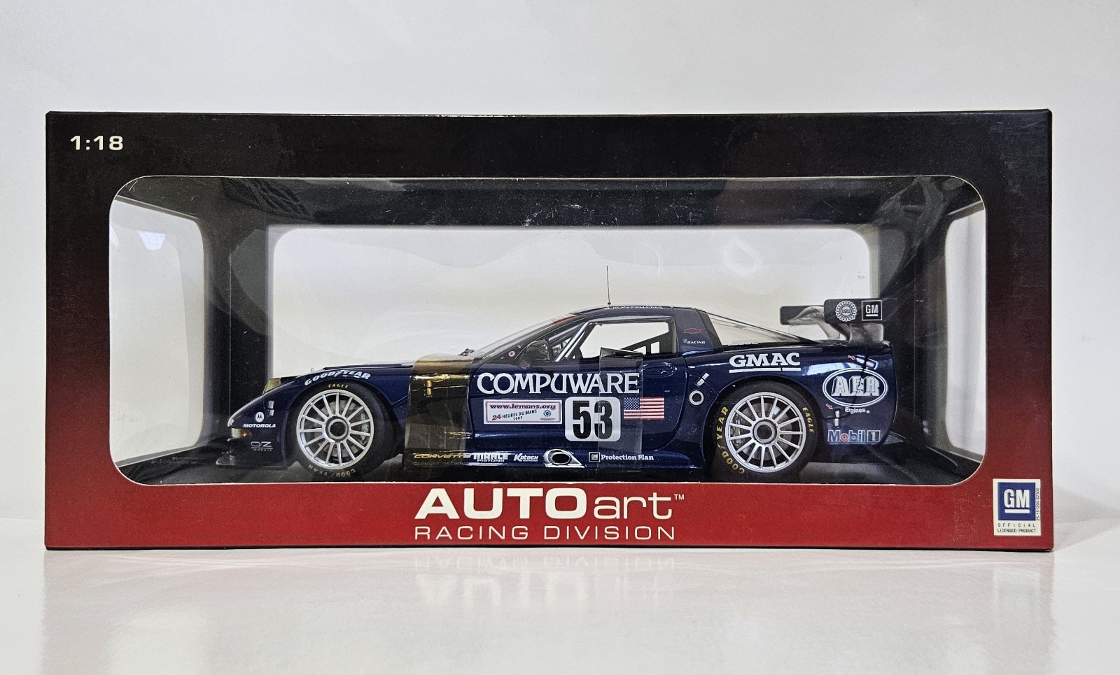 2003 Corvette C5R #53 Auto Art Racing Division 1:18 NEW SEALED 24Hrs Lemans
