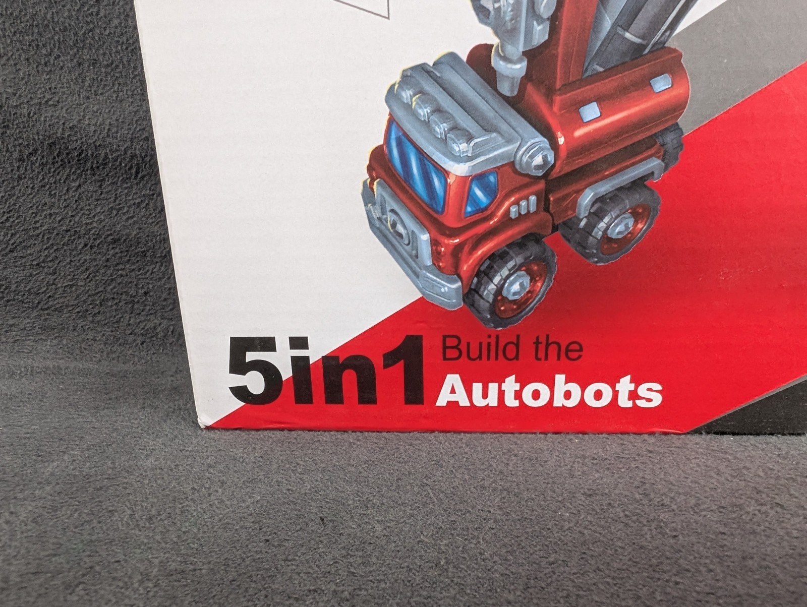 NEW 5-in-1 Build The Autobots Robot Toys DIY Transformer TOYABI GV408 Fire Truck