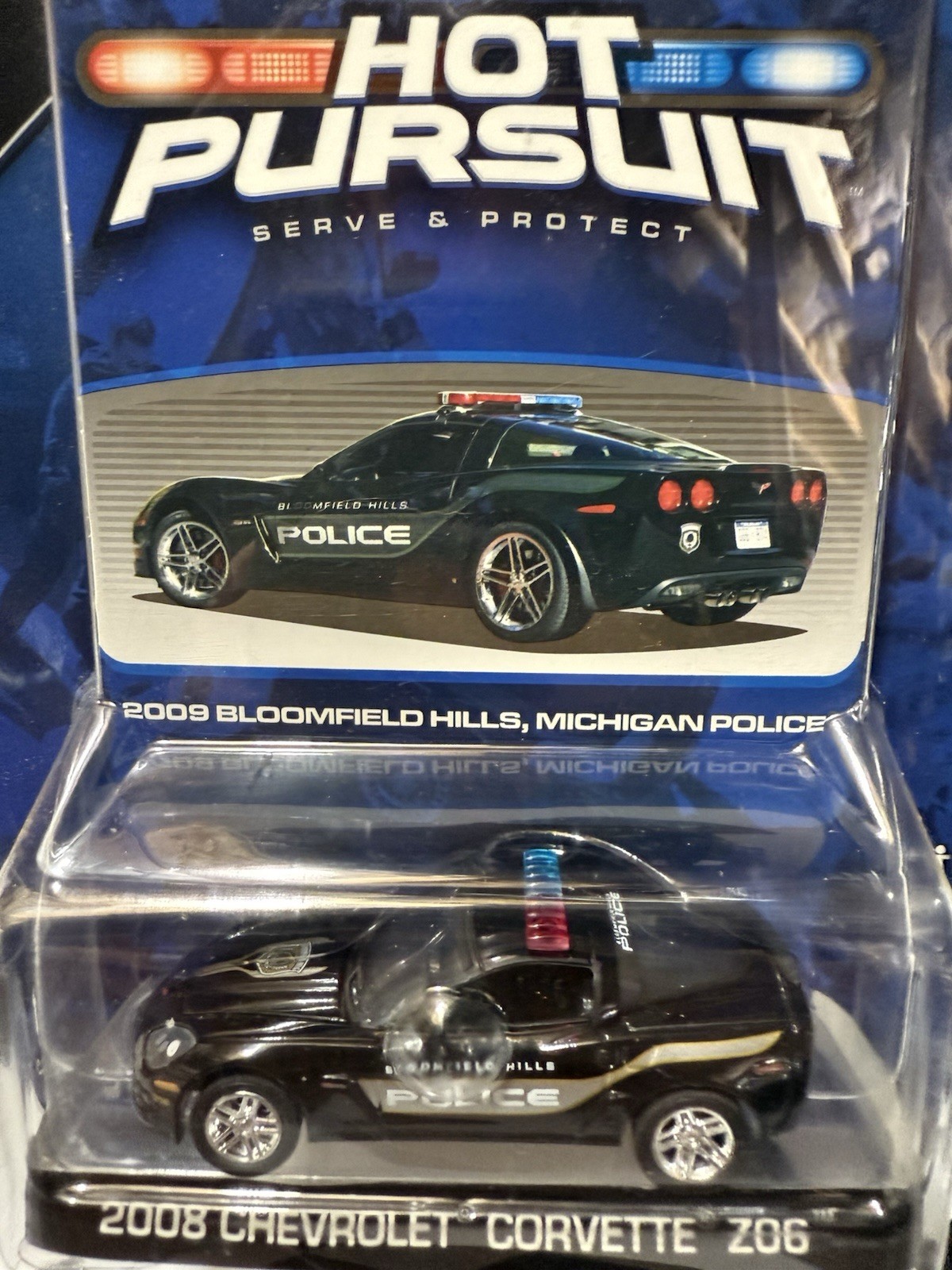 Hot Pursuit Bloomfield Hills Michigan 2008 Chevrolet Corvette ZO6 Series 2 1/64
