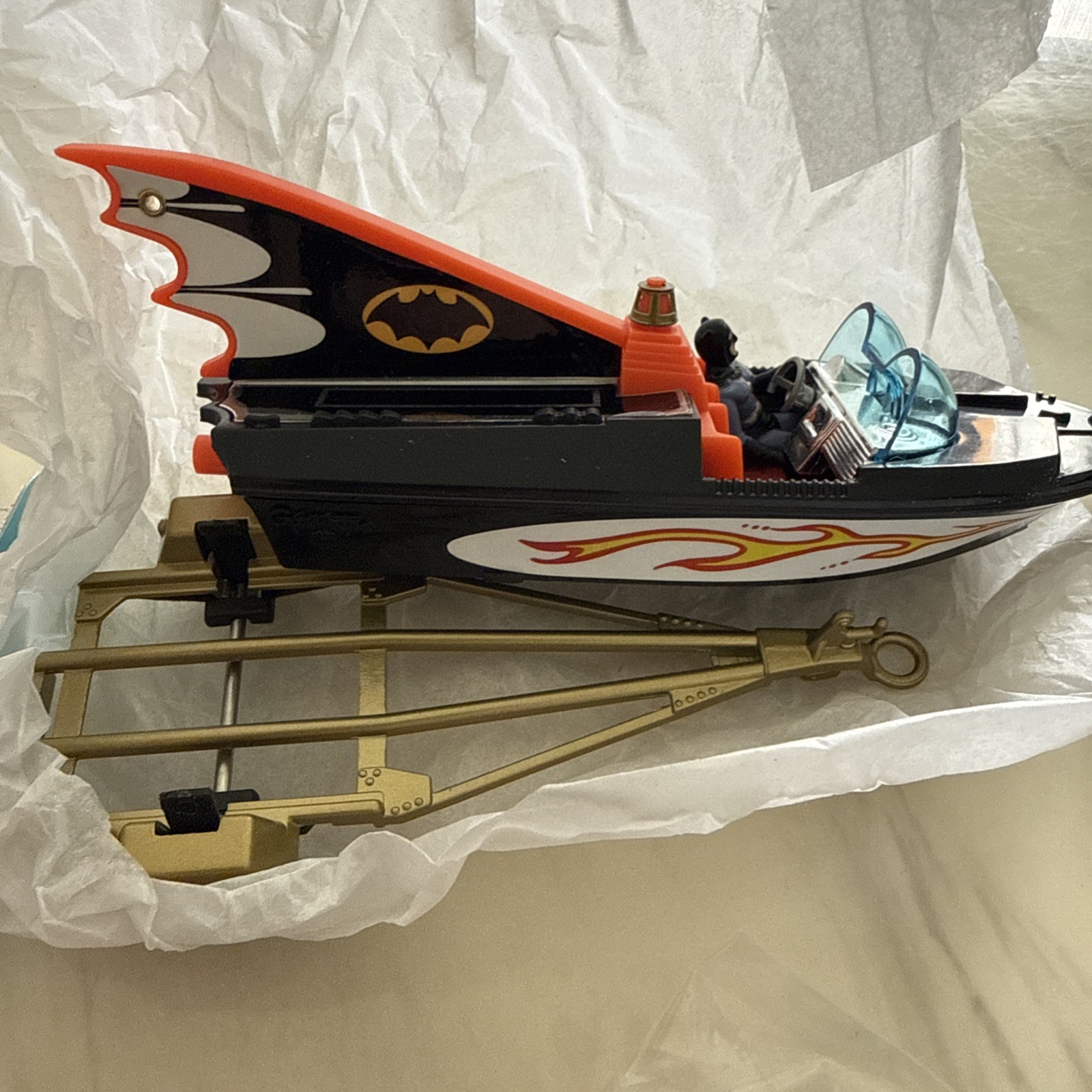 Corgi RT10701 107 Batboat & Trailer w/Batman& Robin (Reissue) 1:46 Diecast Model