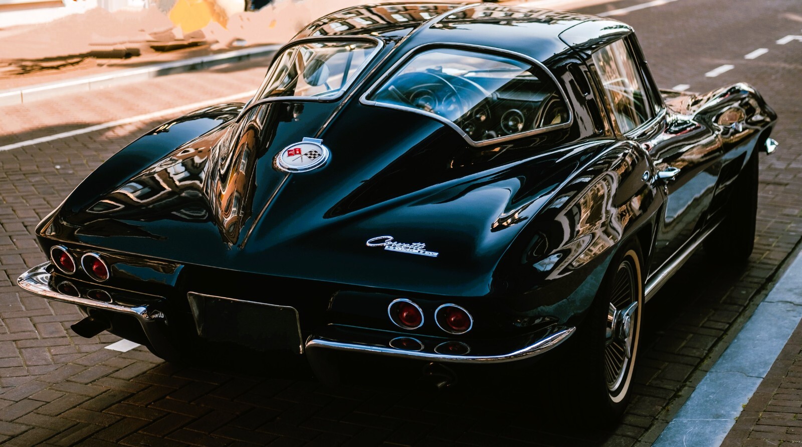 Corvette Chevrolet55Chevy57StingRay1:18Race12Car1963Classic1966Metal Model1957