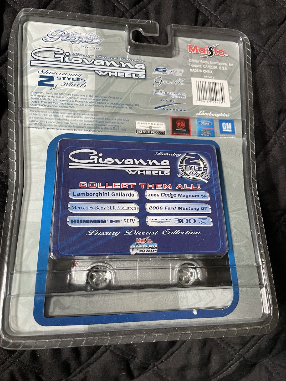 Very rare Maisto 1/64 Giovanna Wheels Chrysler 300C Hemi Silver Diecast Car