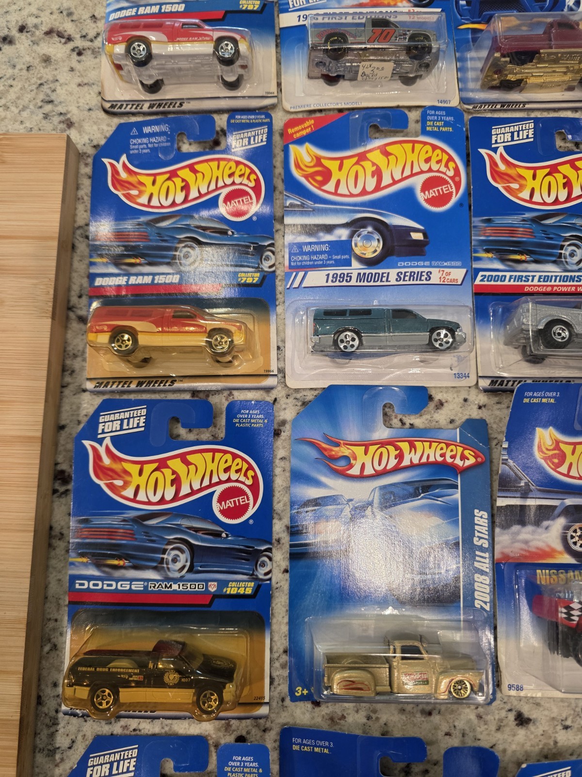 Hot Wheels Truck Lot of 20 Dodge Ram Chevy Nissan Ford Pickup Silverado