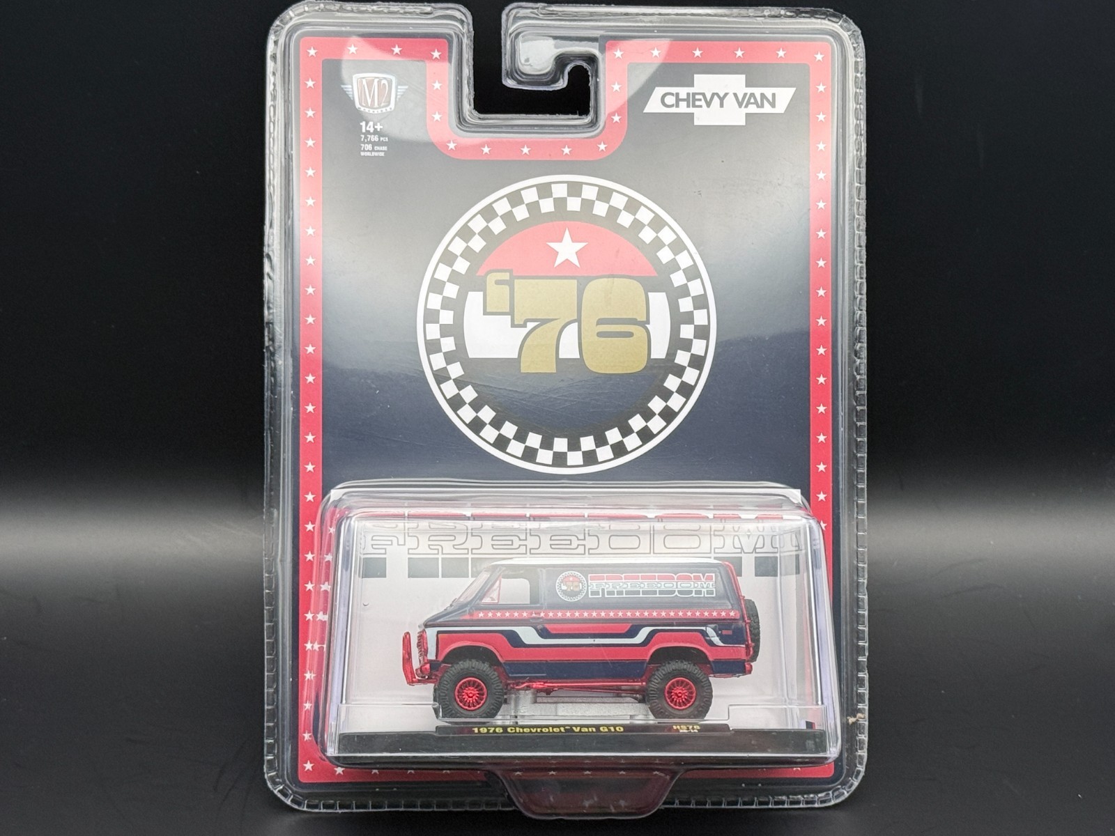 M2 1976 Chevrolet Van “FREEDOM EDDITION” 31500 HS78 1/64 CHASE