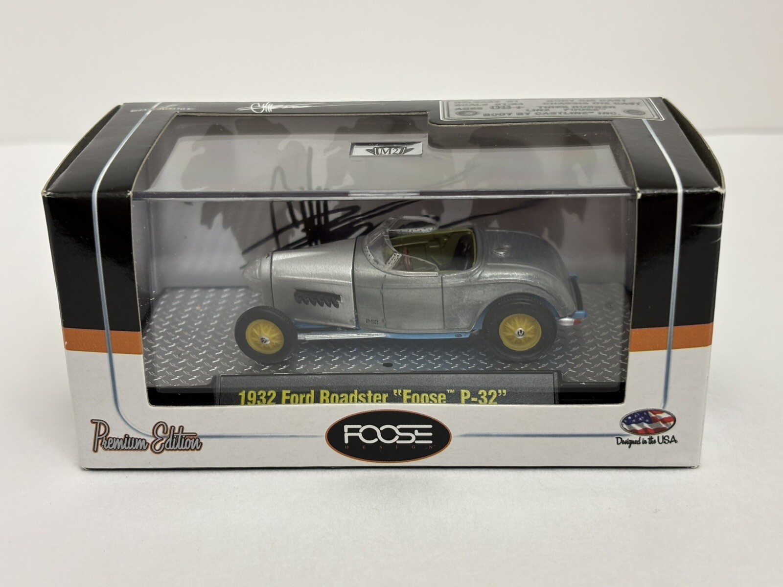1/64 M2 Machines Foose P-32 1932 Ford Roadster 12-01 RARE DARK INTERIOR RAW BODY