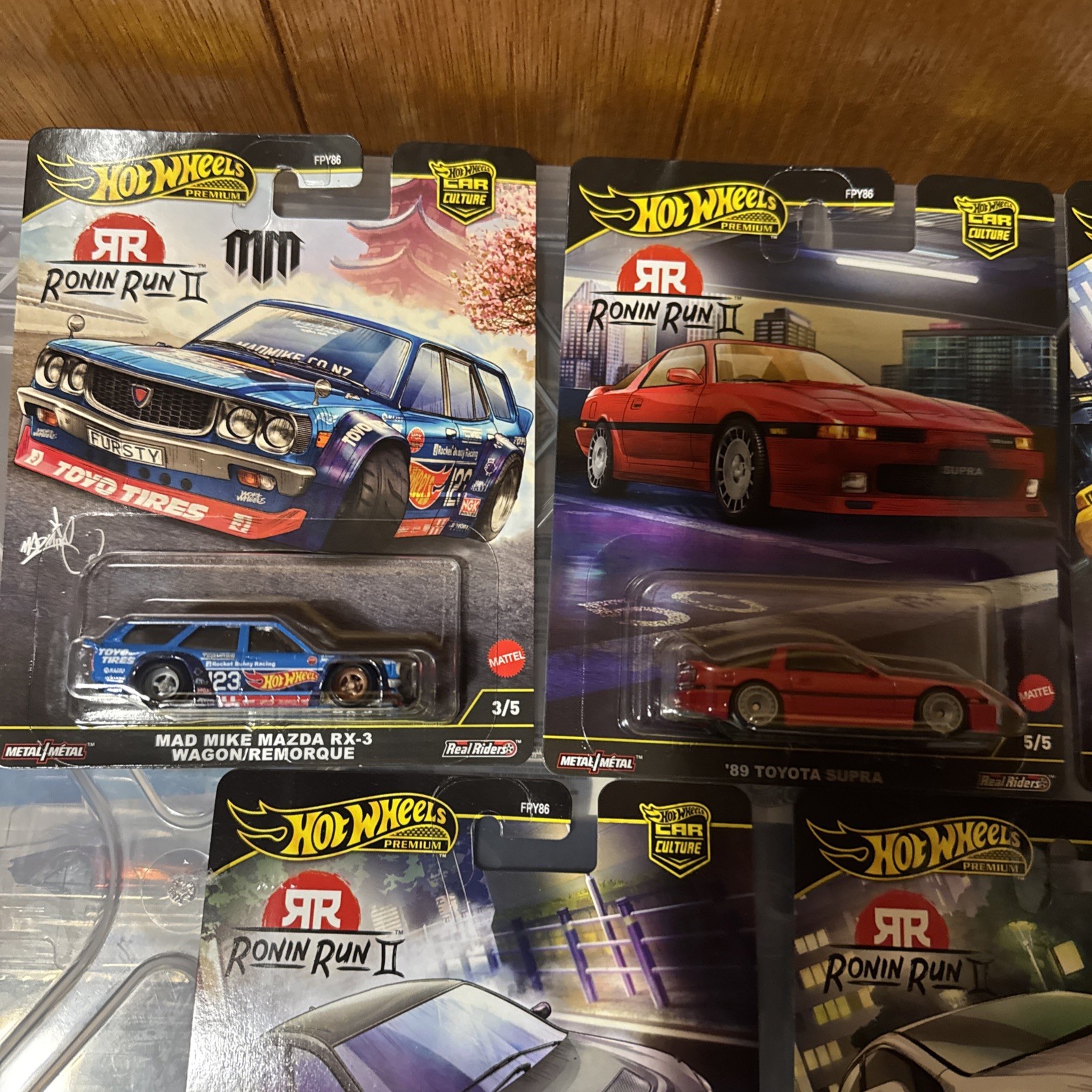 2025 Hot Wheels Car Culture Ronin Run 2 – SET OF 5