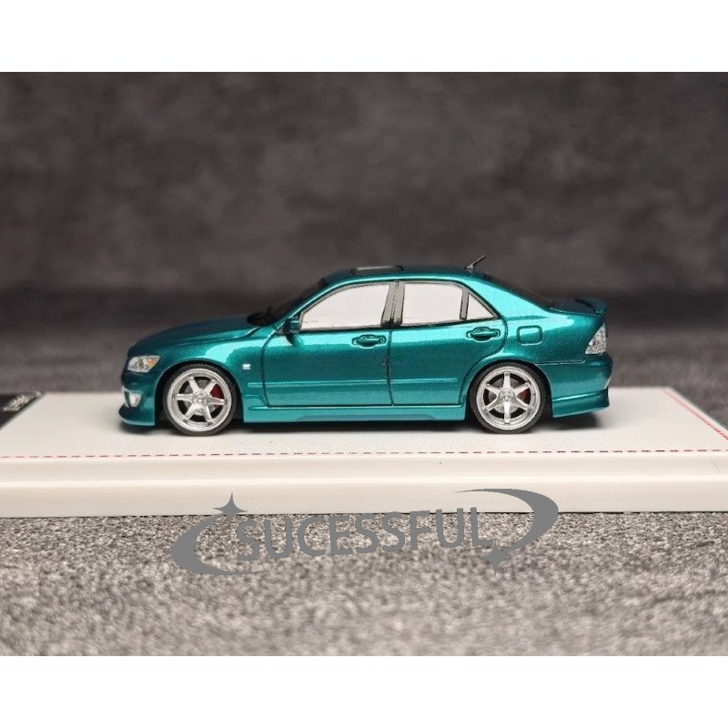 1:64 Green Altezza RS200 SXE10 Sedan Diecast Metal Loose Collectible Car