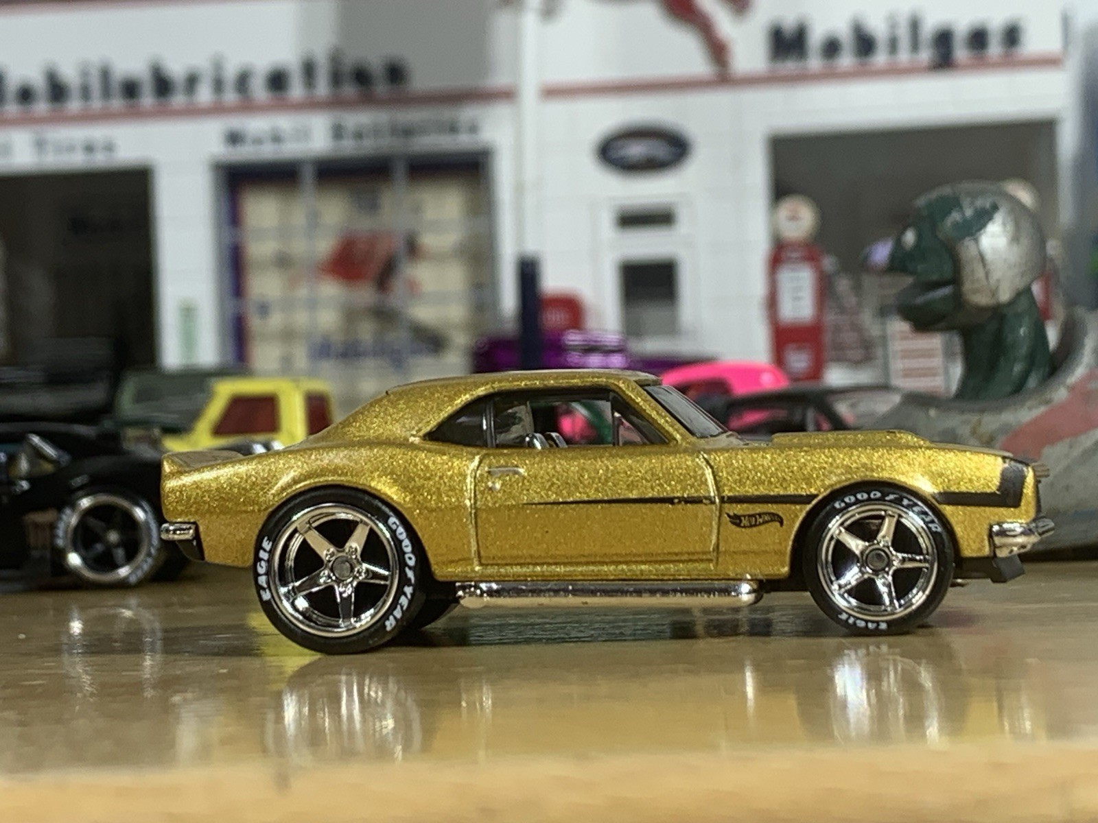 Hot Wheels ’67 Chevy Camaro Custom Wheel Swap Hot Rod Street Machine
