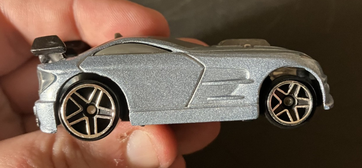 Silver Blue Mercy Breaker – Loose 2004 Hot Wheels McDonald’s Diecast – CLEAN NM