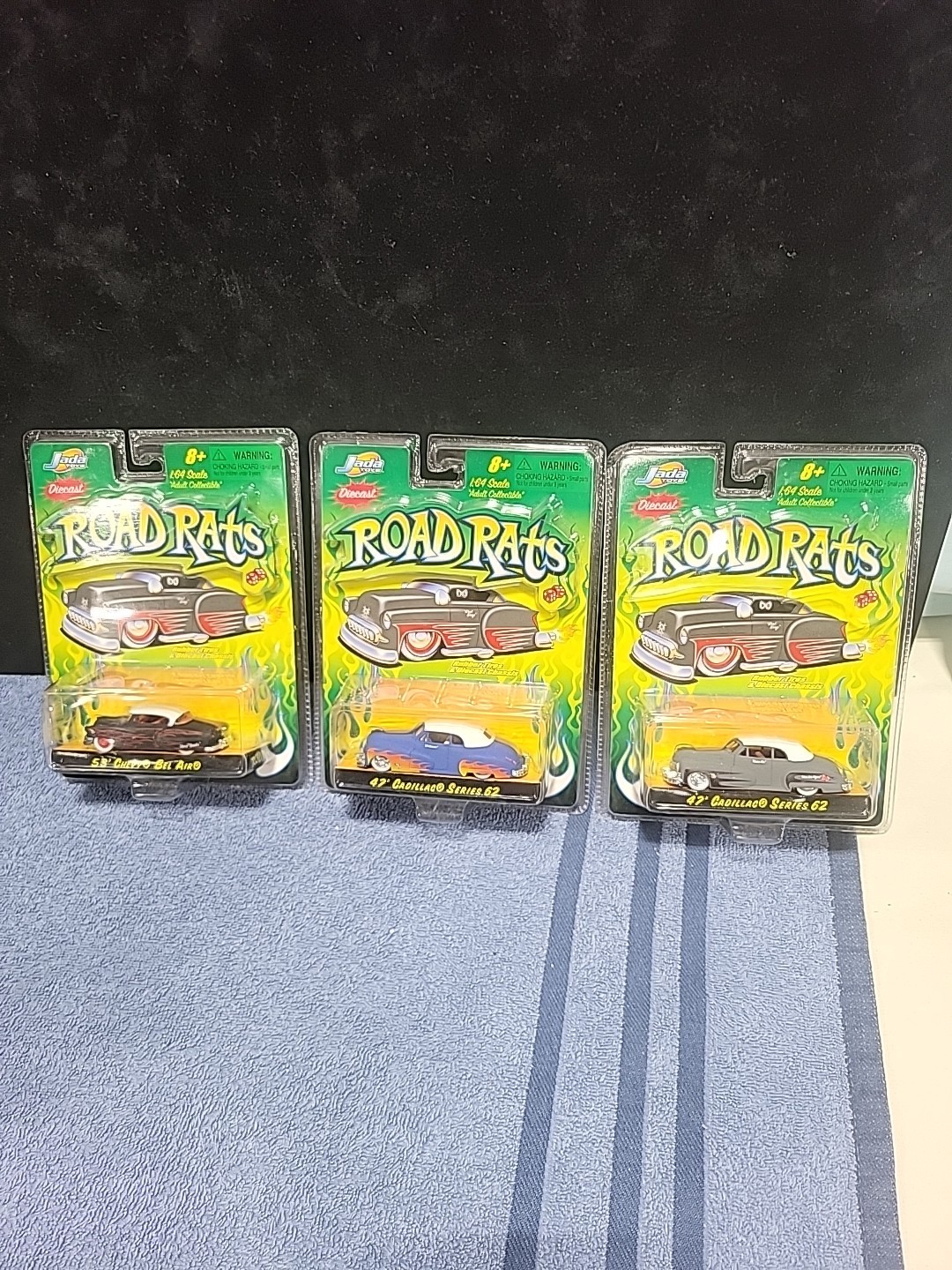 3 Jada Road Rats ’47 Series 62 Cadillacs & ’53 Chevy Bel Air!