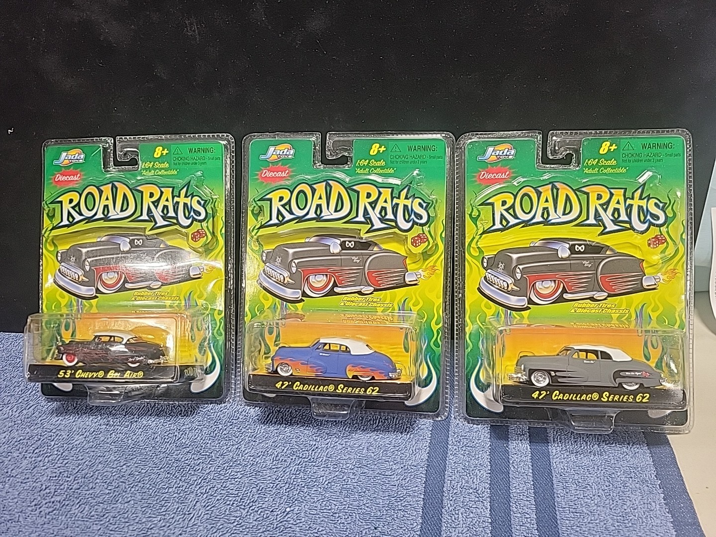 3 Jada Road Rats ’47 Series 62 Cadillacs & ’53 Chevy Bel Air!