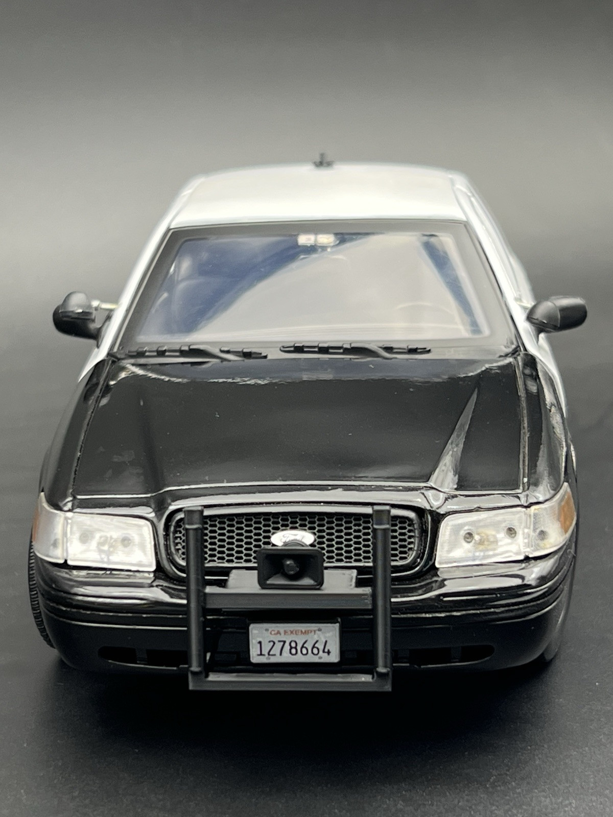 2-pack 1/64 Scale CHP Push Bumper Crown Vic California Highway Patrol 6455
