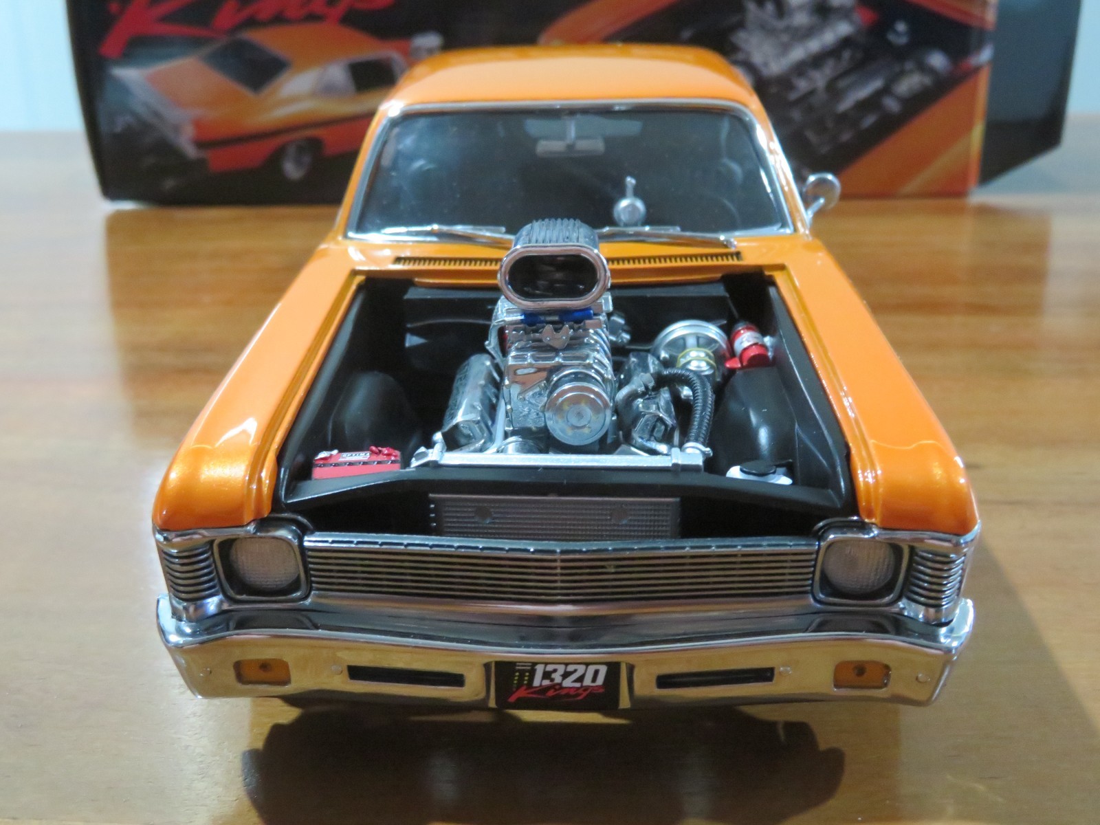 1:18 GMP 1968 Chevrolet Nova 1320 Drag Kings Orange GMP-18873