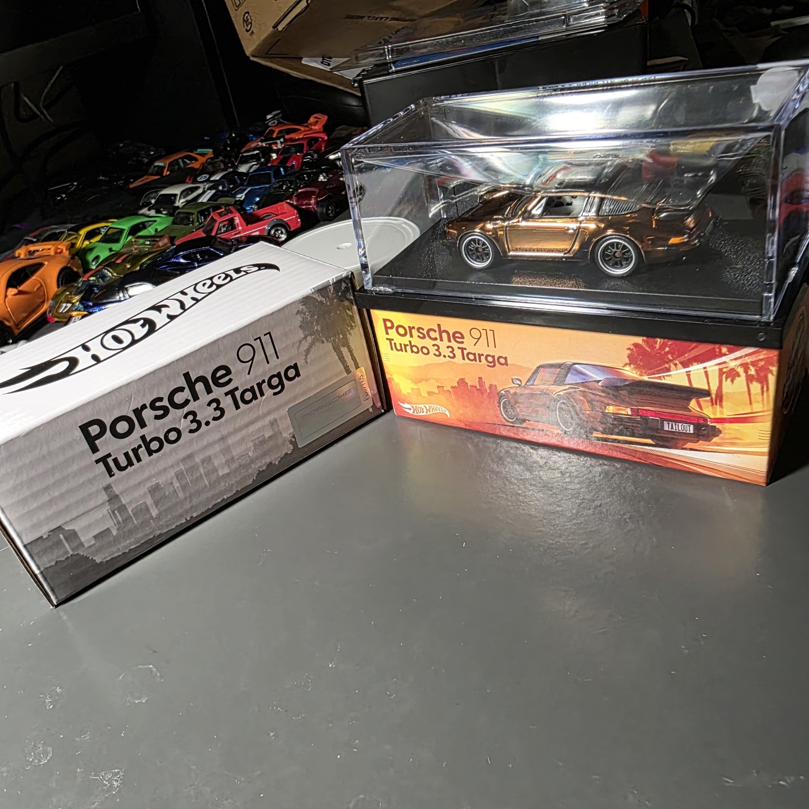 Hot Wheels RLC Exclusive 1988 Porsche 911 Targa Turbo Bronze Version