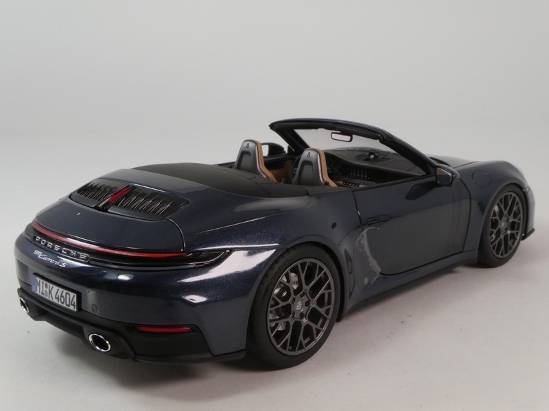 Norev Porsche 911 Carrera S Cabriolet Blue Yachting 2024 1:18 187180